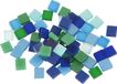 Creativ Company Mini Mozaiek Vierkant Blauw/groen 5x5mm