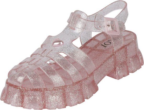 Koi Sunbeam Heart Jelly Sandals - Roze - EU37