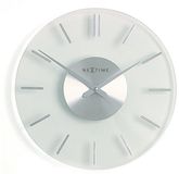 NeXtime Wandklok Groen Glas 38 cm