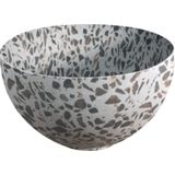 LoooX Sink Ceramic Small Waskom / fontein 23cm terrazzo zwart WWKS23TZW