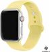 Strap-it bandje geschikt voor Apple Watch silicone band - geel - Maat: 42 - 44mm - S/M