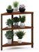Furinno Tioman Outdoor Eckregal in teakhout, natuurlijk, 39,62 x 83,57 x 90,17 cm