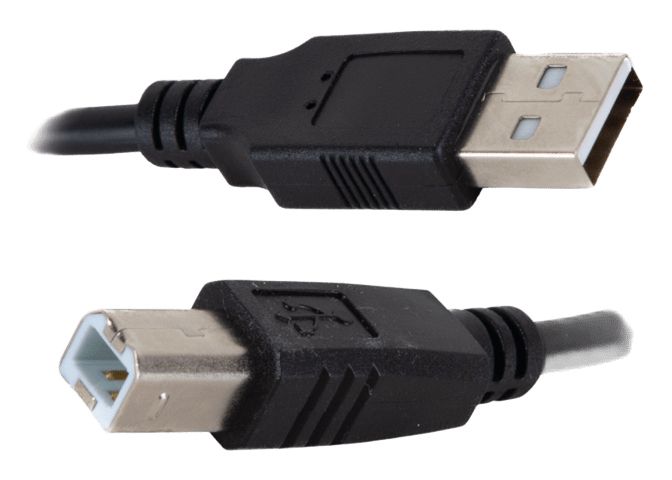 iggual IGG318713 USB-kabel USB 2.0 2 m USB A USB B Zwart