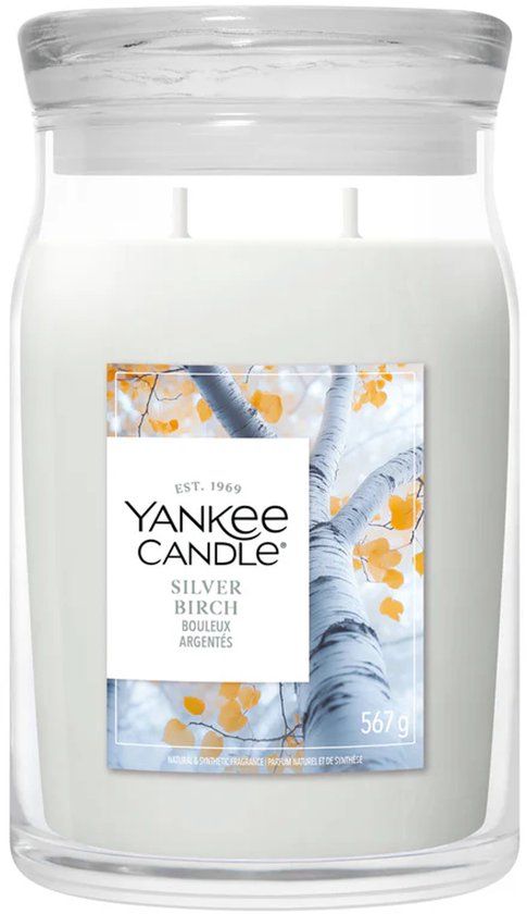 Yankee Candle Silver Birch Large Jar Geurkaars
