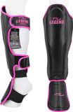 Legend Sports Best Kickboks Scheenbeschermers Legend Dames Roze PU M