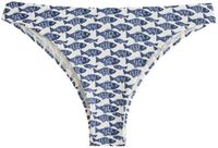 Next Dames Braziliaanse Bikinislip Cream/Navy Blue Sardine Paisley Maat 44