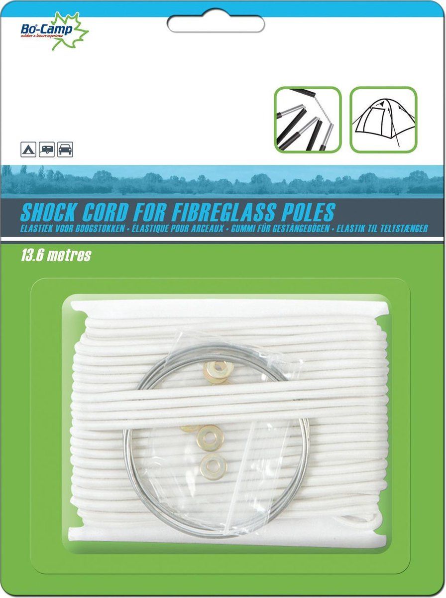 Bo-Camp Elastiek - Boogstokken - 13,6 Meter