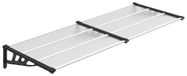 Auvent de porte en polycarbonate pour la protection