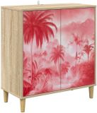vidaXL Dressoir AACHEN Sonoma 69 x 33 x 75 cm Bewerkt hout