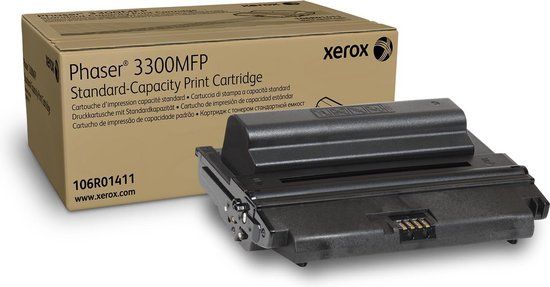 Xerox Phaser 3300MFP Toner Cartridge - Black - 4,000 Pages