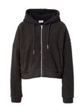 Noisy may Fleece jas 'NMCUDDLE' zwart