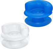 Bestway Opblaasbare stoel wit 112 x 112 x 70 cm