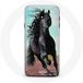 Maniacase Etui voor Samsung Galaxy S4 Het zwarte paard van het Friese ras