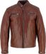 Helstons Rocket veste de moto en cuir, brun clair, 4XL
