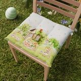 PETTI Artigiani Italiani - Zitkussen voor keukenstoel, Pasen, set van 6 kussens voor stoelen, keuken, van microvezel met digitale druk en banden, 100% Made in Italy