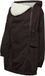 Mama Licious Puffer Jas met Capuchon Lange Mouw L Polyester Chocolate Torte