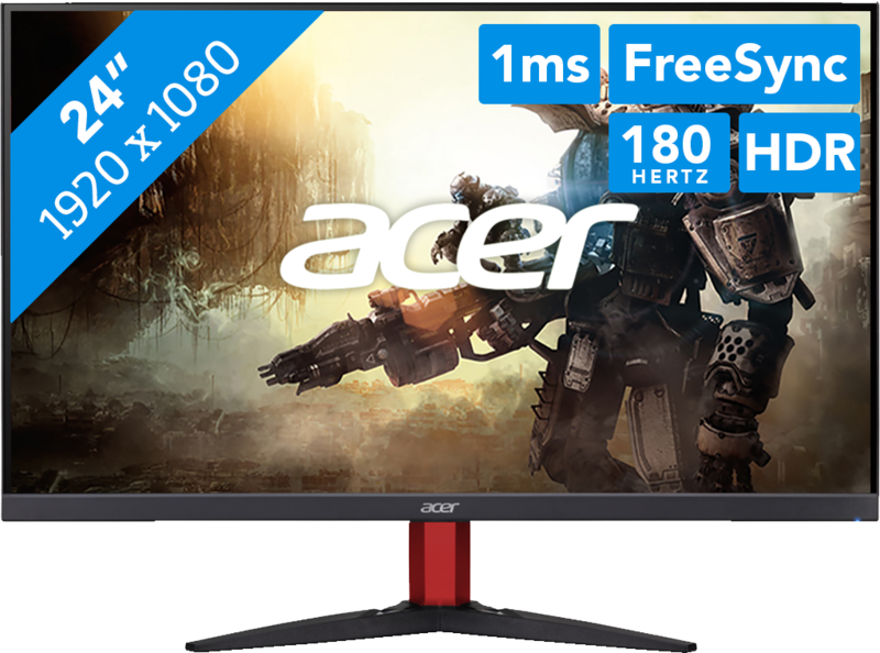 Acer Nitro KG242YM3BMIIPX - 24'' | IPS | Full HD | 180Hz