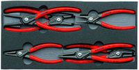 KNIPEX Tools Set met tangen in schuimvulling, 6 stuks, 00 20 01 V02, multi