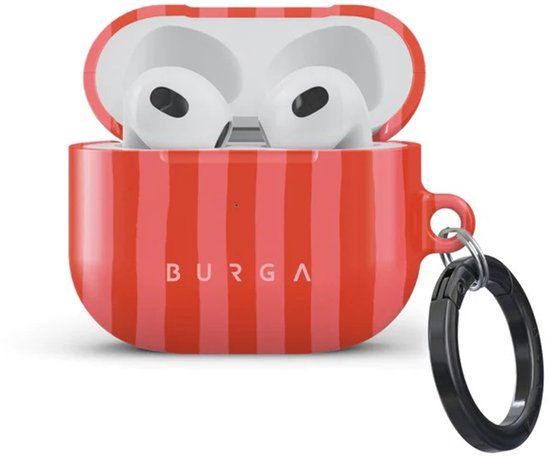 Burga Hardcase voor de Apple AirPods 3 - Pomegranate