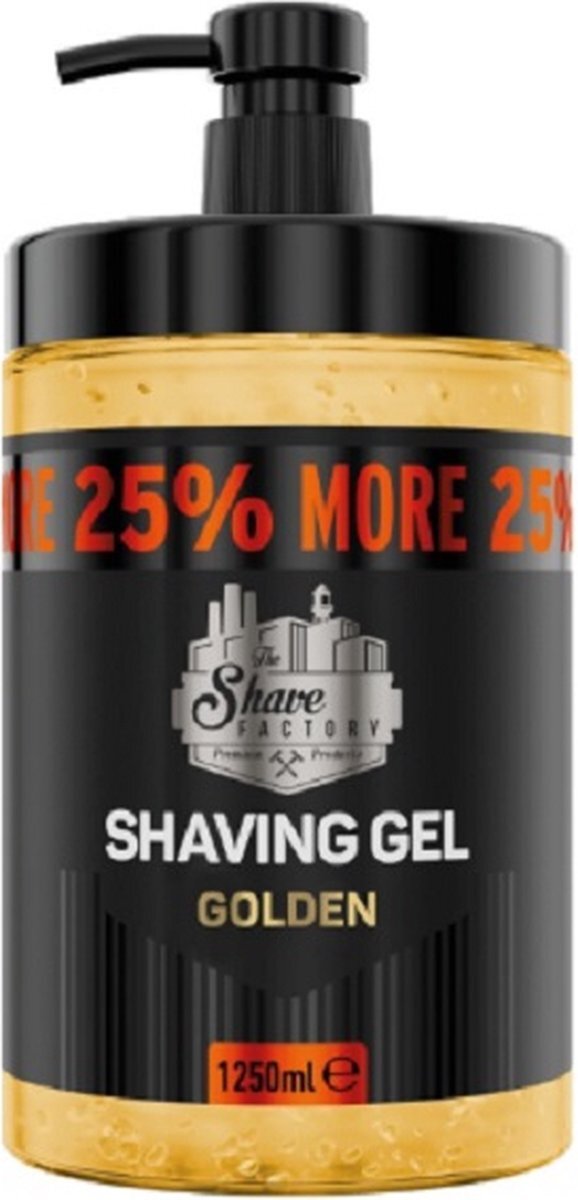 The Shave Factory Shaving Gel 1250ml - GOLDEN