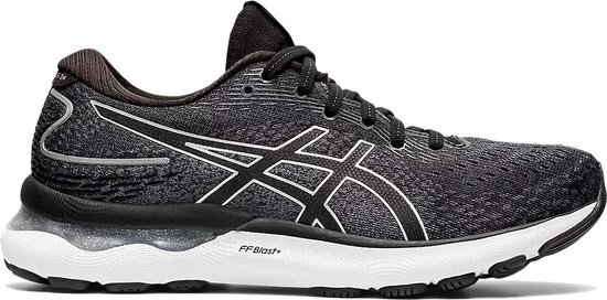 ASICS GEL-Nimbus 24 Dames - Sportschoenen - Hardlopen - Weg - zwart/zilver/wit