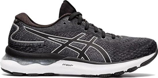 ASICS GEL-Nimbus 24 Dames - Sportschoenen - Hardlopen - Weg - zwart/zilver/wit - Maat 37