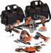 Dual Power Gereedschapset, 5-delig, 20 V, bestaande uit: accuboormachine, haakslijper, multifunctionaal gereedschap, cirkelzaag en reciprozaag, plus 2 accu's (2.0 Ah & 4.0 Ah)