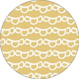 Bonateks Ronde digitaal bedrukte muismat, antislip onderkant, voor kantoor en thuis, diameter: 22 cm