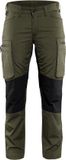 Blåkläder Dames Service werkbroek Stretch 7159-1845 - Leger/Zwart - Maat 44