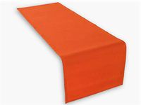 Lemos Home Hoogwaardige katoenen tafelloper. Tafelkleed. Ruime keuze aan kleuren. (Oranje)