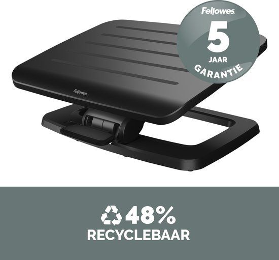 Fellowes Hana LT - Voetensteun - Zwart - Ergonomisch