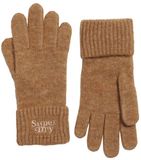 Superdry Rib Handschoenen Bruin Vrouw
