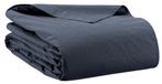 Vivaraise Drap plat Calita Coton Bleu marine 240 x 300 cm