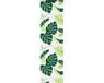 vidaXL Doucherolgordijn met cassette 70x240 cm stofbreedte 66 cm Groene bladeren Polyethyleen