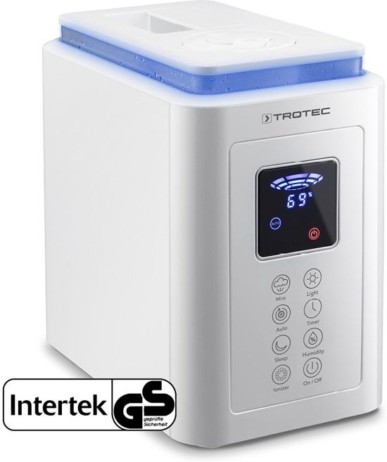 Trotec B 5 E Ultrasone Luchtbevochtiger - 4L - 30 m² - Wit
