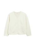 s.Oliver Fleece jas crème