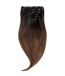Rapunzel of Sweden Classic Clip-ins Raide / Volume moyen / 7 pièces Deep Brown ColorMelt C1.2/5.0 50 cm Extensions de cheveux