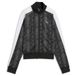 PUMA T7 kort trainingsjack met slangenprint voor Dames, Zwart, Maat L
