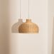 Kave Home Lampenkap Ennia Rotan, 38cm - Naturel