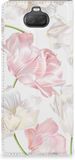 B2Ctelecom Sony Xperia 10 Smart Cover Lovely Flowers