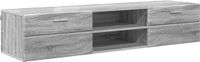 vidaXL Houten Kast 150 x 39 x 30 cm Grijs Sonoma Bewerkt Hout