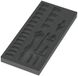 Wera 9821 Schuimrubberen inzetstuk voor 8000 B Zyklop ratel 3/8" Set 1