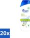 Head & Shoulders Shampoo Apple Fresh 250ml - Voordeelverpakking - 20 stuks