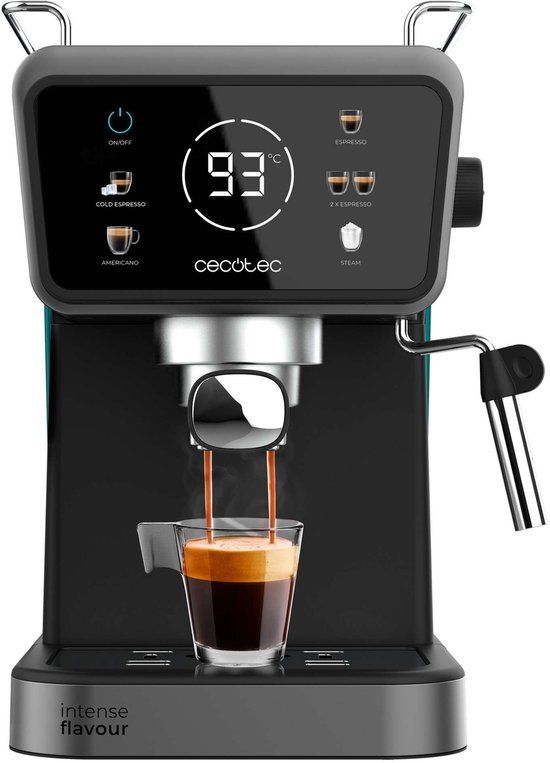Cecotec Power Espresso Touch ColdBrew - Espressomachine - ColdBrew Systeem - Touchscreen - Zwart