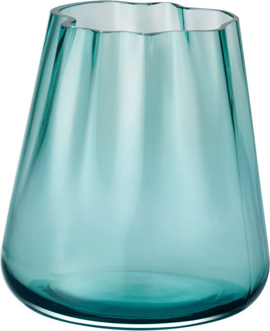 LSA International Lagoon Vaas/Lantaarn H18.5cm Sea Green | 1 Unit | Handgemaakt Glas | LG13