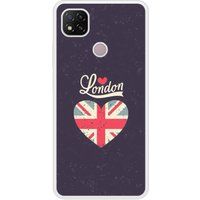 Redmi Bedrukt siliconen hoesje compatibel met Redmi 9C I love London