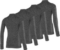 Heatkeeper - Thermoshirt dames - Zwart - XL - 4-Stuks