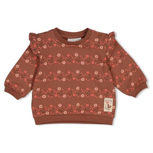 Feetje Feetje sweater Forest Garden - bruin