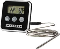 Melissa 16310241 - Vleesthermometer, tot 250°C, Alarm timer, LCD-scherm