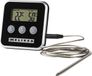Melissa 16310241 - Vleesthermometer, tot 250°C, Alarm timer, LCD-scherm